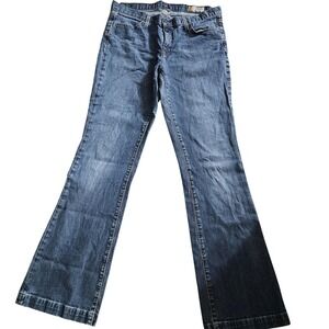 Gap Long & Lean Jeans Womens 12L Blue Bootcut Stretch Denim Medium Wash Tall